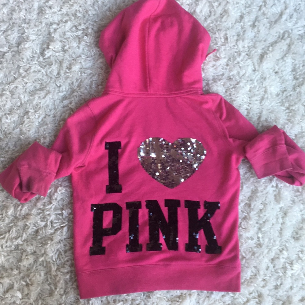 💗🖤PINK Victoria’s Secret zip up